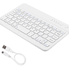 Teclado Bluetooth Blanco (Compatible con dispositivos Bluetooth: iPad, Tablet, Pc, Notebook) 