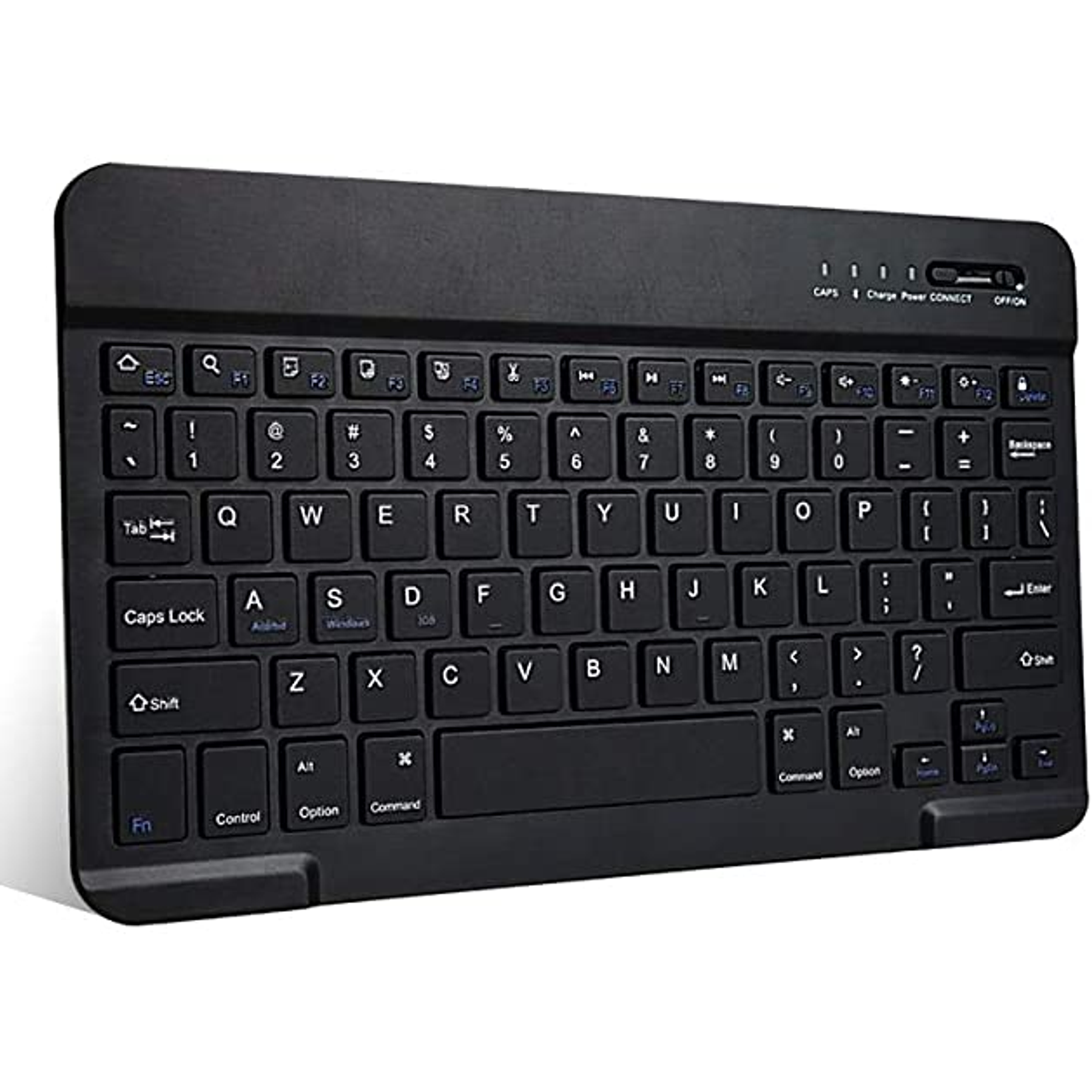 Teclado Bluetooth Negro (Compatible con dispositivos Bluetooth: iPad, Tablet, Pc, Notebook) 
