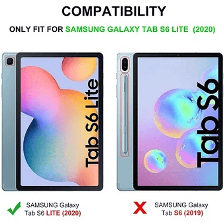 Funda + Teclado Samsung Galaxy Tab S6 Lite 10.4" (P615 - P610) Color: Negro