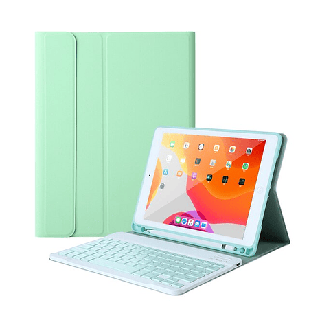 Funda + Teclado iPad Mini 4 / 5 (7.9") - Color: Verde Agua