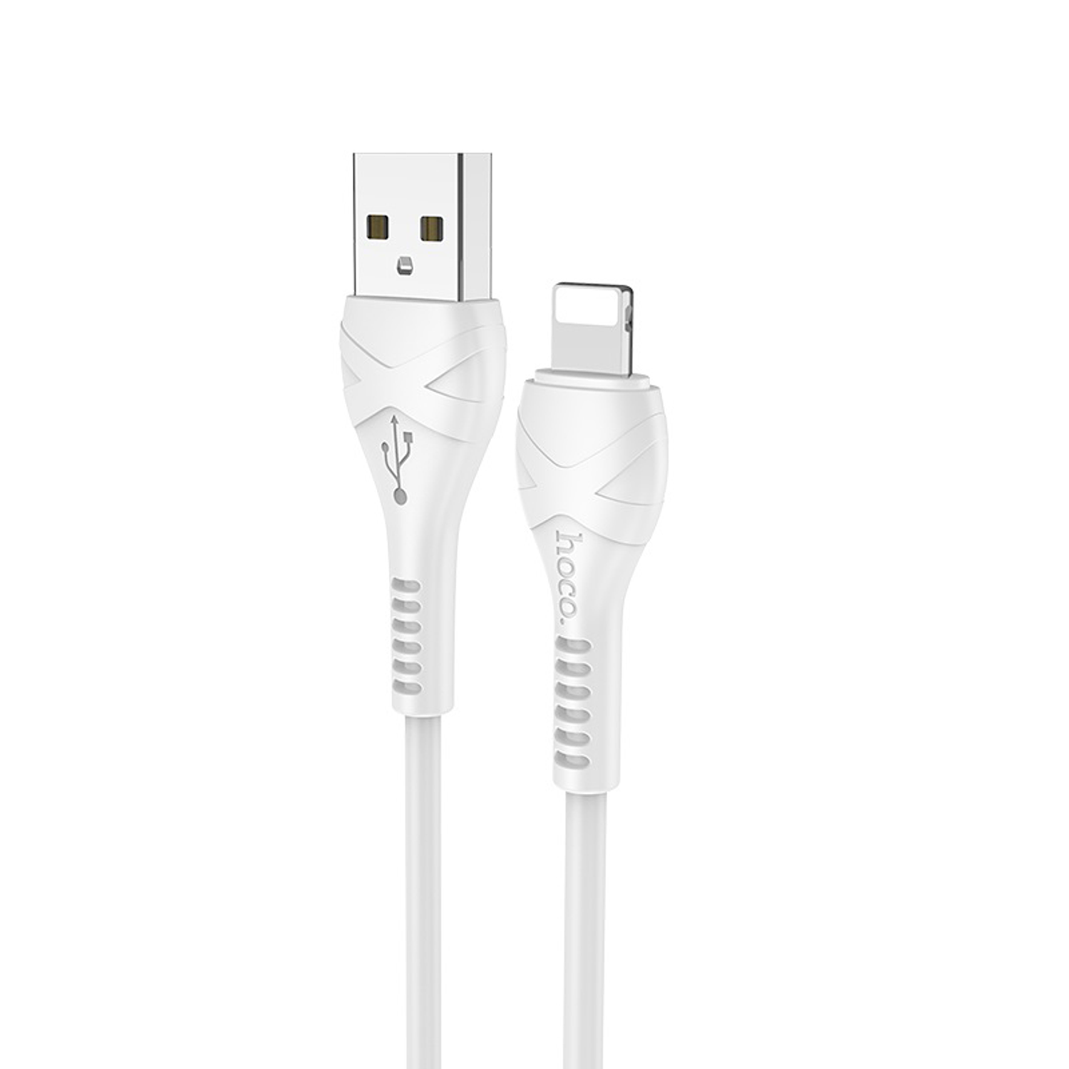 Cable Hoco X37 Cool USB A Lightning 1m 2.4A Blanco 1