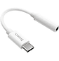 Adaptador de Audio Hoco LS30 Tipo C a Digital 3.5mm Blanco - Miniatura 1