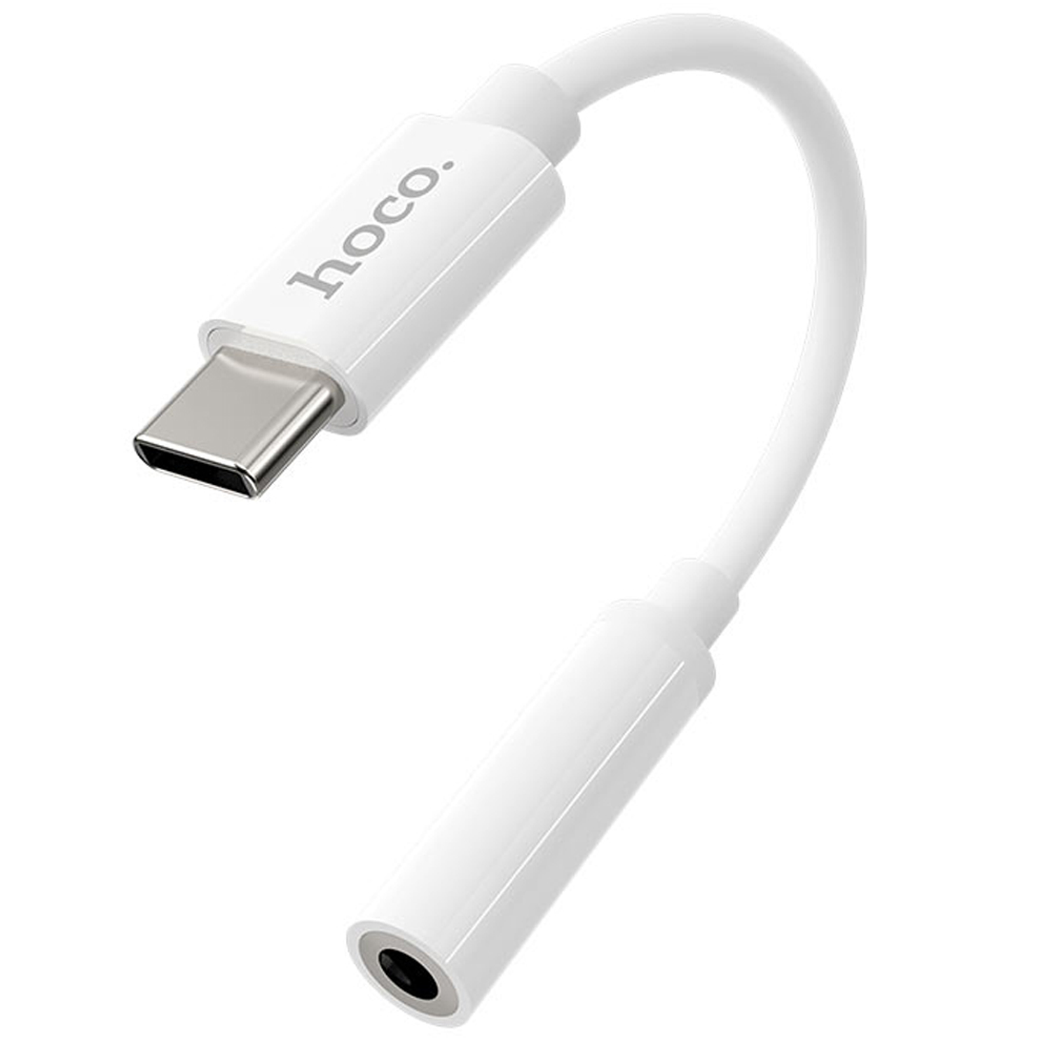 Adaptador de Audio Hoco LS30 Tipo C a Digital 3.5mm Blanco 2