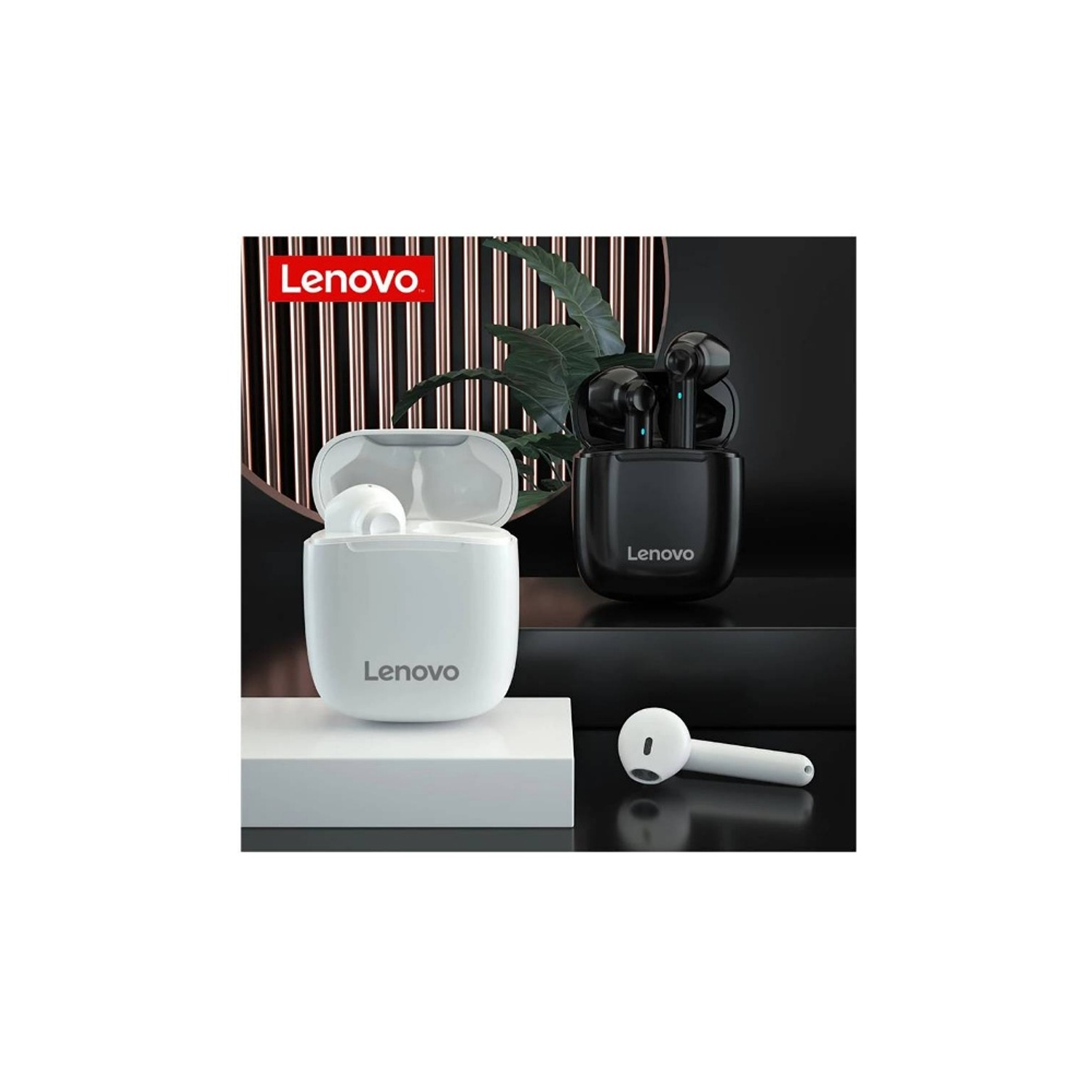 Audifonos Lenovo XT89 Thinkplus TWS In Ear Bluetooth Blanco 4