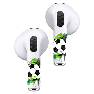 Sticker Autoadhesivo para Audifonos Airpods 3 Futbol