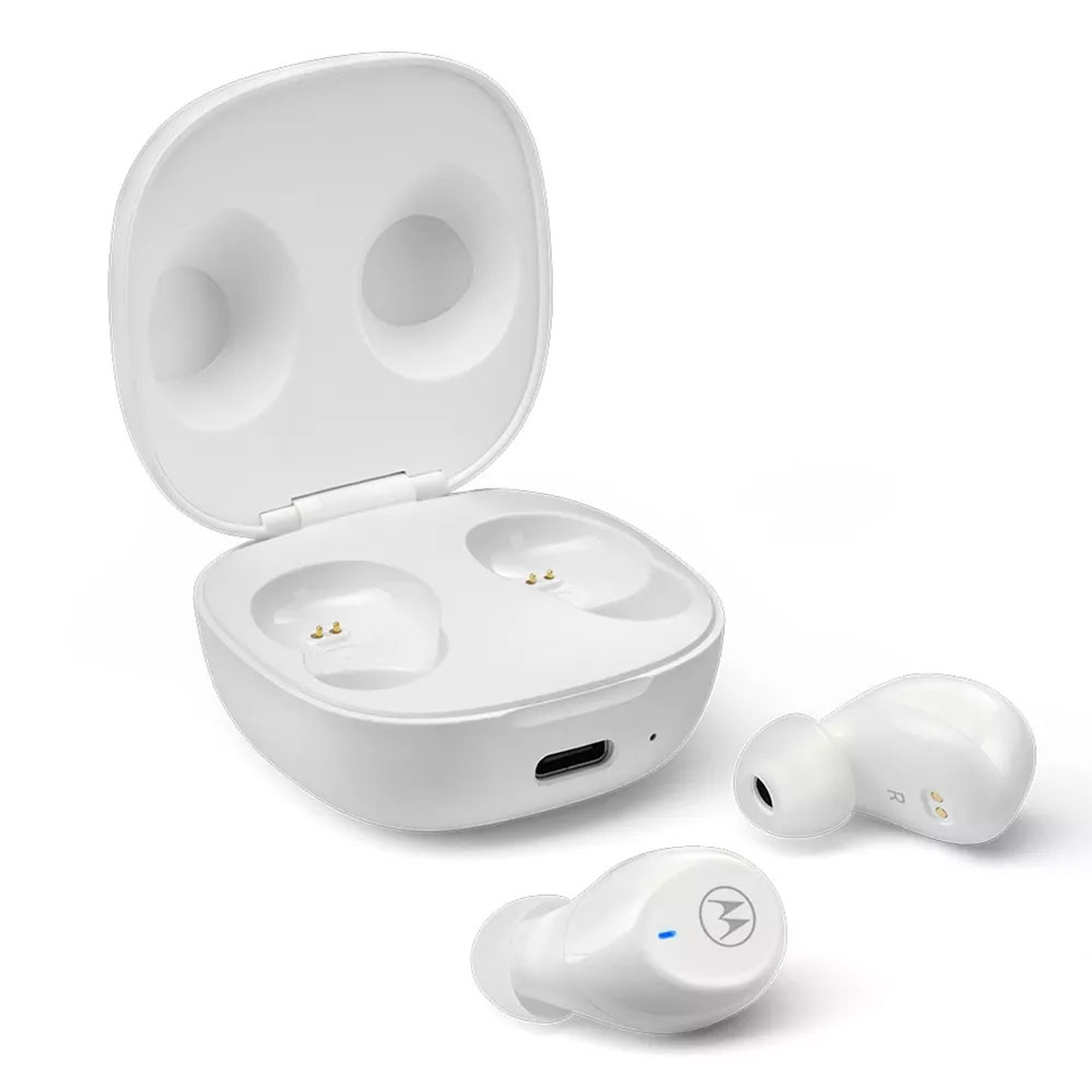 Audifonos Motorola Moto Buds 105 TWS In Ear Bluetooth Blanco 1