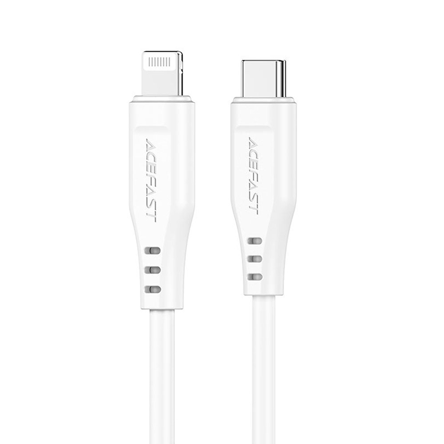 Cable Acefast USB C PD a Lightning MFI C3-01  Blanco 1