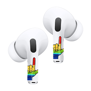 Sticker Autoadhesivo para Audifonos Airpods Pro-Pro2 Mano L