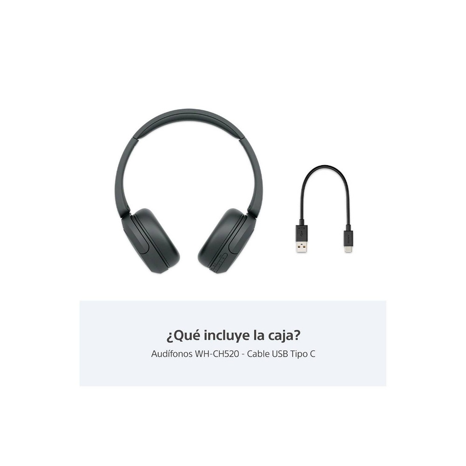 Audífonos Sony WH-CH520 Bluetooth Negro 2