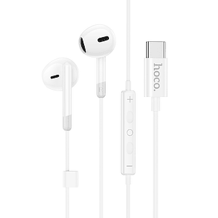 Audifonos Hoco M109 Sunny In Ear Tipo C Blanco