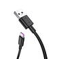 Cable USB-A a Tipo C Awei CL-77T 5A negro - Miniatura 3