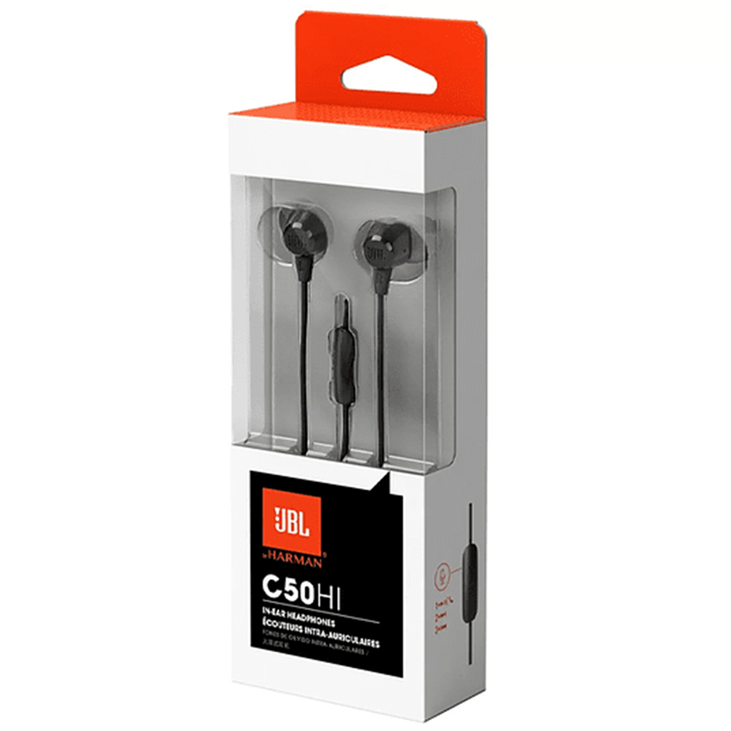 Audífonos Jbl C50hi In Ear Con Cable Negro 1