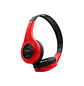 Audifonos MLab P800 Headband PowerBass Jack 3.5mm Rojo - Miniatura 1