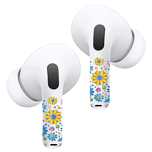 Sticker Autoadhesivo para Audifonos Airpods Pro-Pro2 Flor