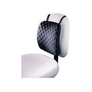 Cojín Respaldo Lumbar Kensington Half Back Negro L82021B