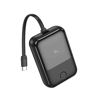 Powerbank Hoco Q33 Outstanding PD20W Cable 10000mAh, Negro