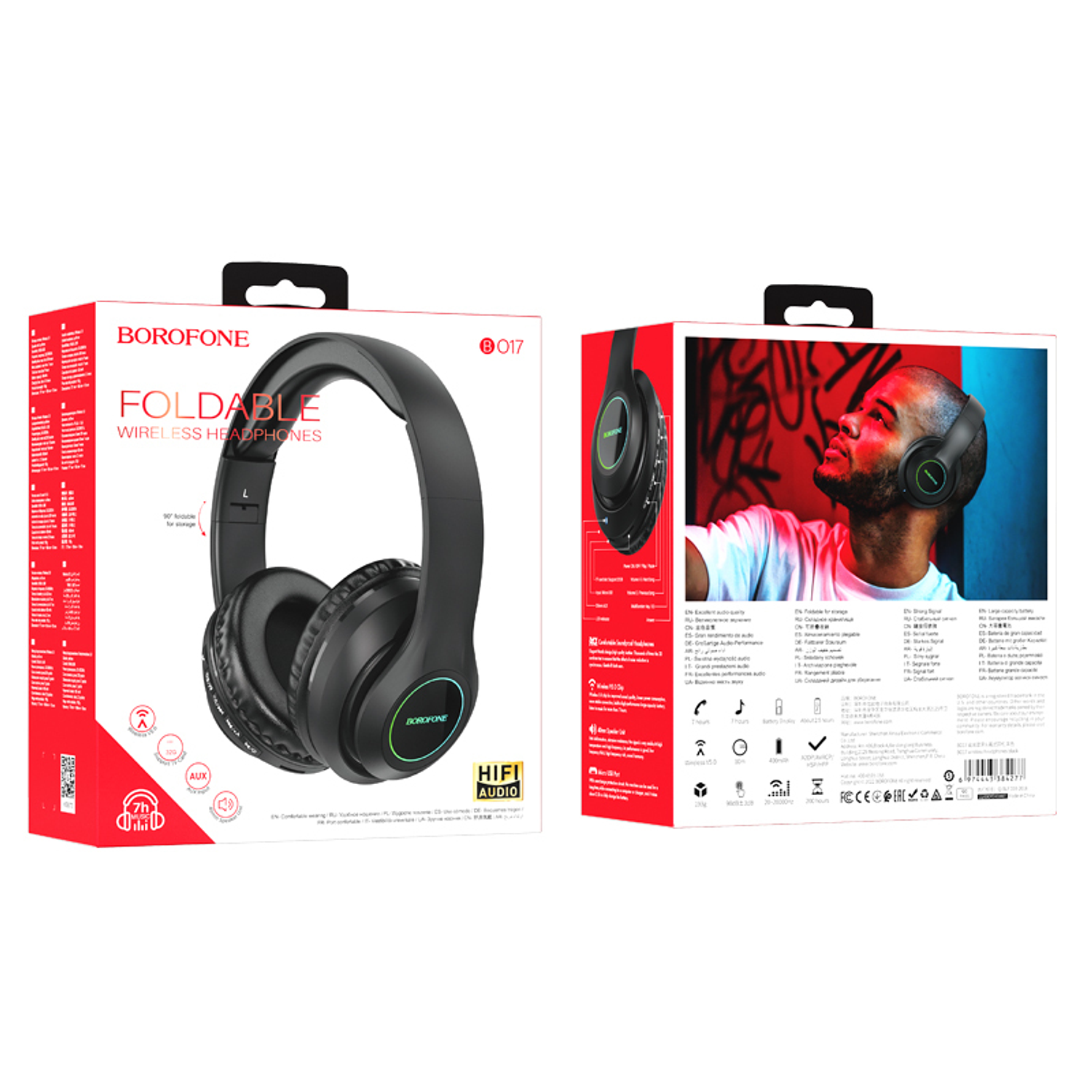 Audifono BT Borofone BO17 Negro 2