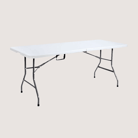 Mesa plegable blanca