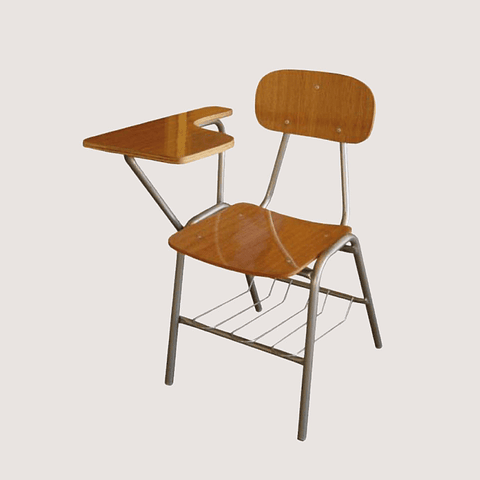 Silla Universitaria de madera