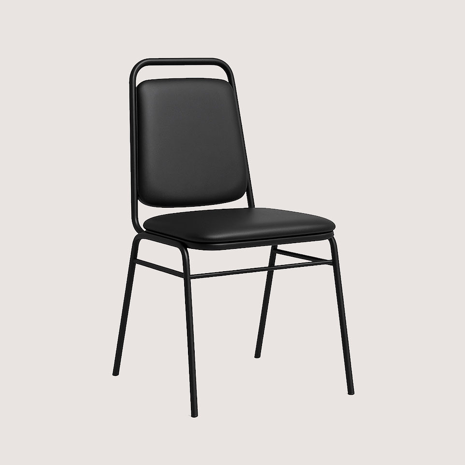 Silla Auditorio Negra 1