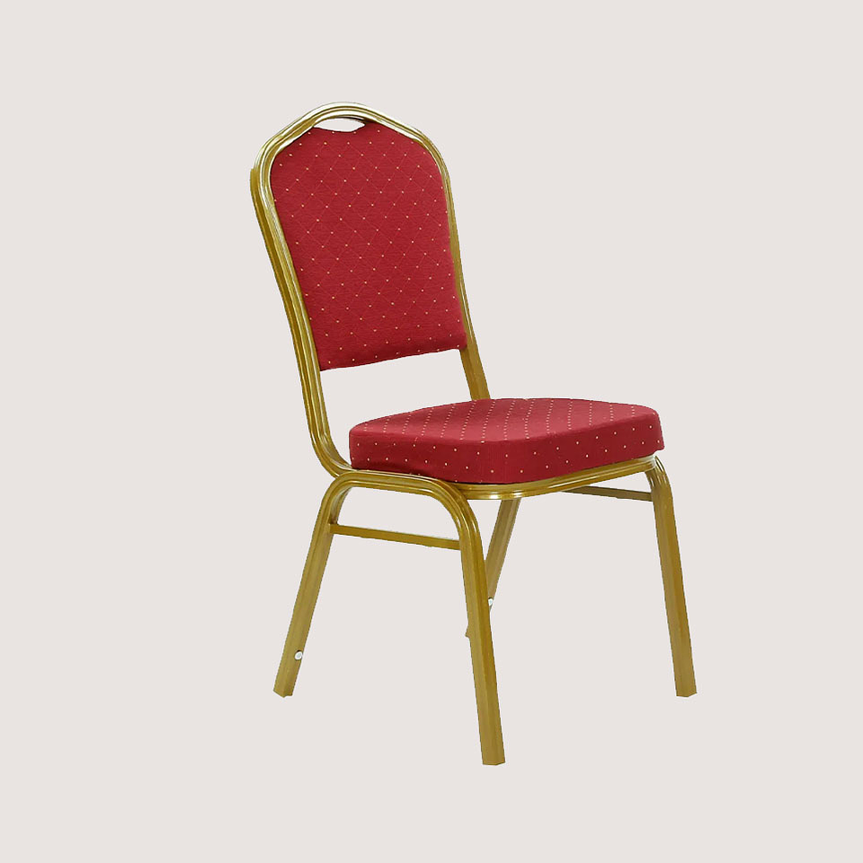 Silla Conferencia tapiz tela roja 1