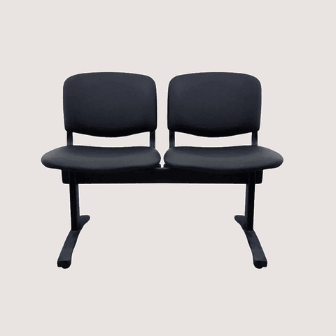 Banqueta 2 cuerpos tapizada en tela