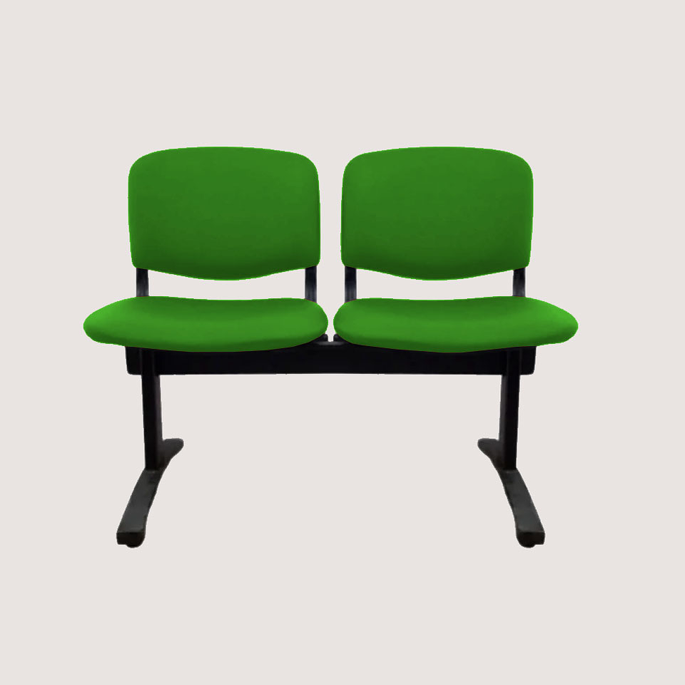 Banqueta 2 cuerpos tapizada en tela 3