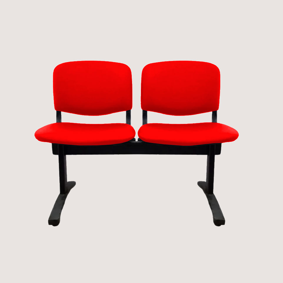 Banqueta 2 cuerpos tapizada en tela 4