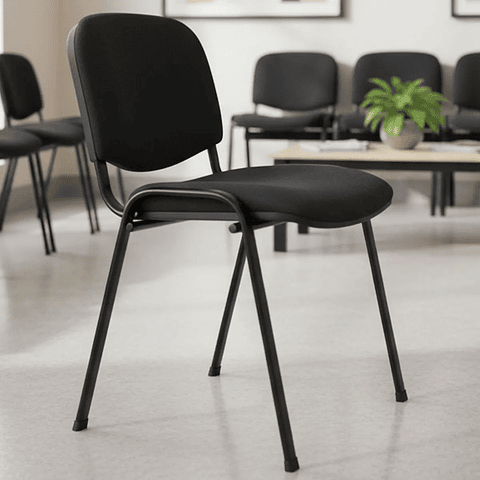 SILLA ISO TELA Negra 