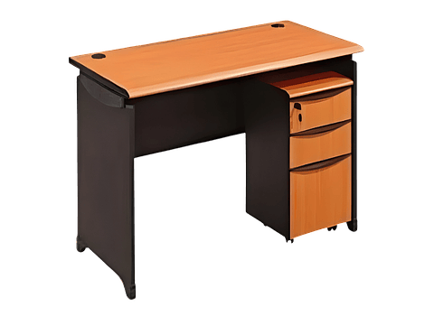 Escritorio Siena Oficina Moderna 3 Cajones 150×60 Cm Peral