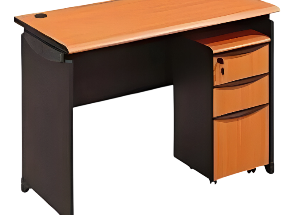 Escritorio Siena Oficina Moderna 3 Cajones 150×60 Cm Peral 1