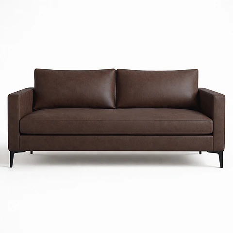 Sofá Osorno eco cuero natural