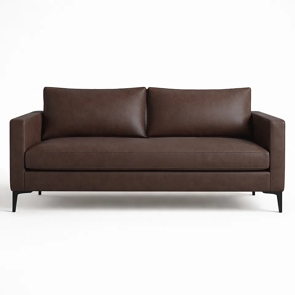 Sofá Osorno eco cuero natural 1