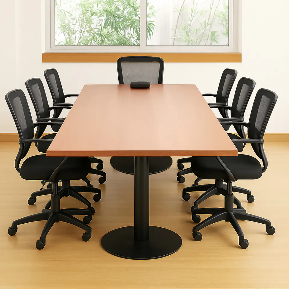 MESA DE REUNION RECTANGULAR 10 PERSONAS 240 x 100 2