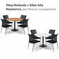 Mesa Redonda y Sillas Strong - Miniatura 1