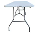 Mesa plegable blanca 180cm x74cm  - Miniatura 2