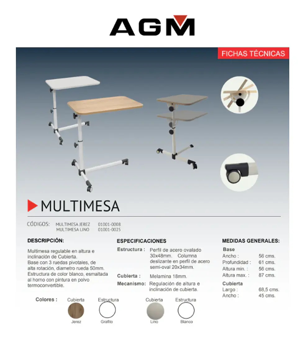 Multimesa Lino plegable 2