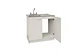 Kit Lavaplatos 80cm Blanco Derecho - Miniatura 1