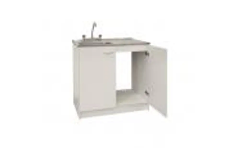 Kit Lavaplatos 80cm Blanco Derecho 1