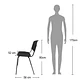 Silla ISO AGM Negro/Negro - Miniatura 3
