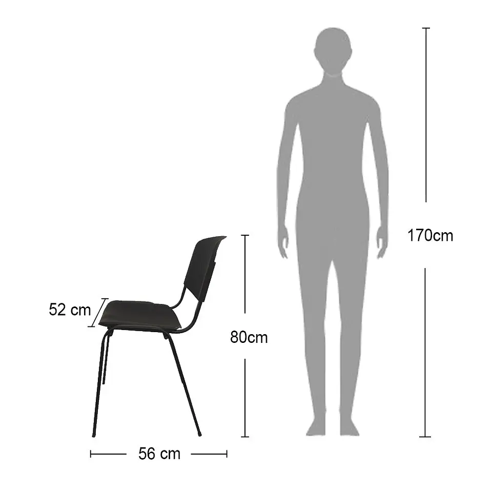 Silla ISO AGM Negro/Negro 3