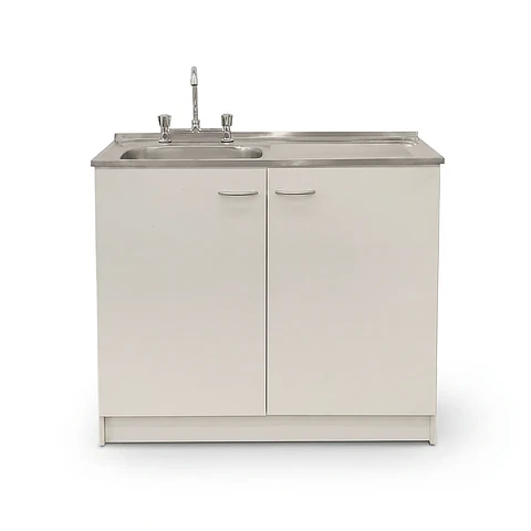 Kit Lavaplatos 100cm Blanco Derecho