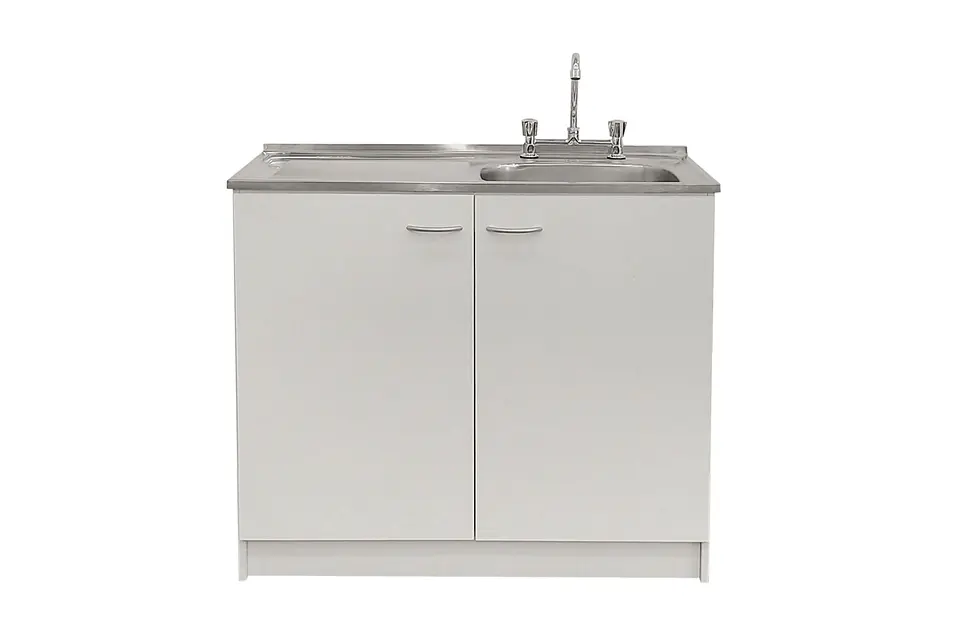 Kit Lavaplatos 100cm Blanco Izquierdo 1