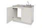 Kit Lavaplatos 100cm Blanco Izquierdo - Miniatura 2