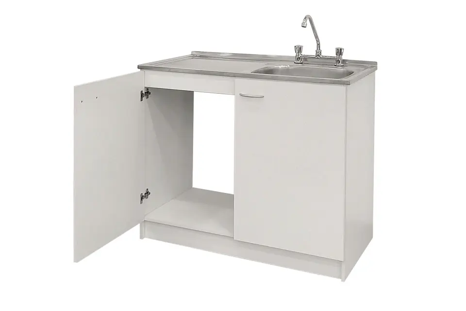 Kit Lavaplatos 100cm Blanco Izquierdo 2