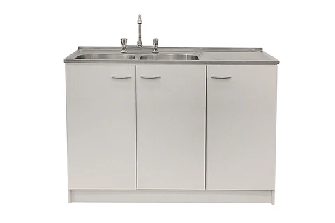 Kit Lavaplatos 120cm Blanco Derecho