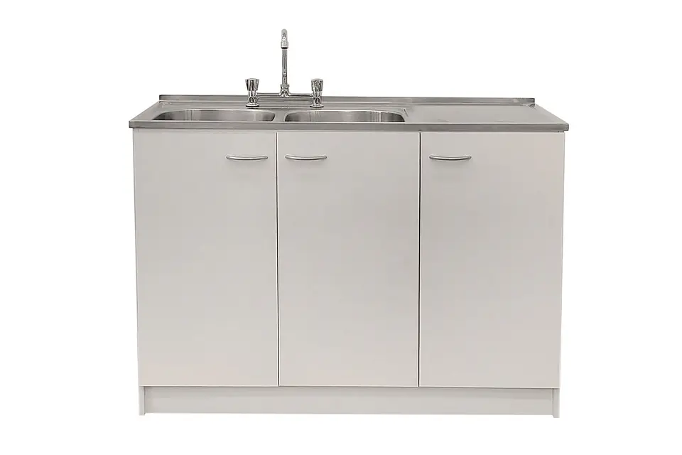 Kit Lavaplatos 120cm Blanco Derecho 1