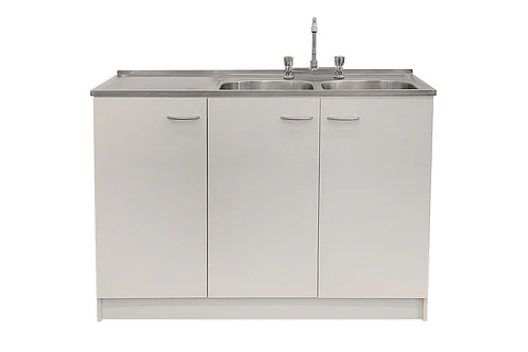 Kit Lavaplatos 120cm Blanco Izquierdo