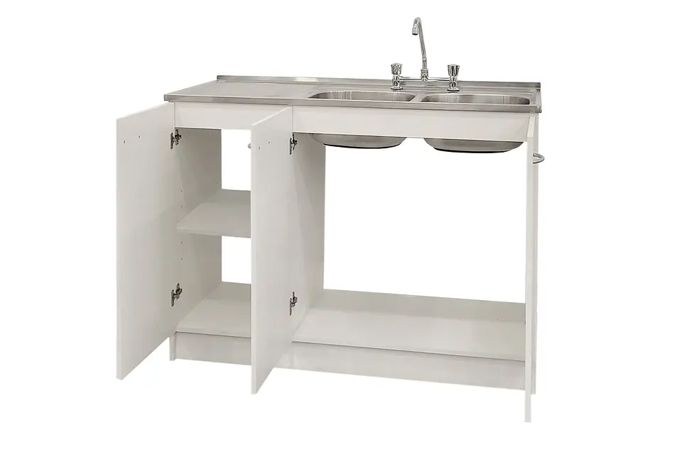 Kit Lavaplatos 120cm Blanco Izquierdo 2