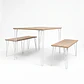 Set de Comedor 120x73x75 Vintage Jerez - Miniatura 3